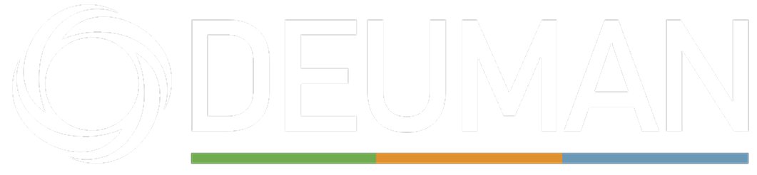 Deuman - Logo Blanco
